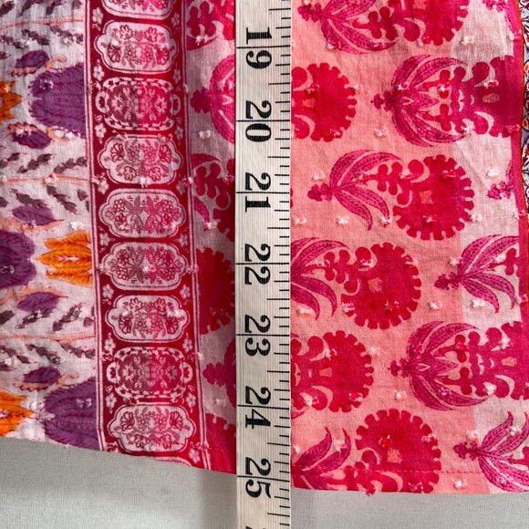 Hale Bob Selena Top in Pink Size Small Boho Bohemian - Picture 11 of 11